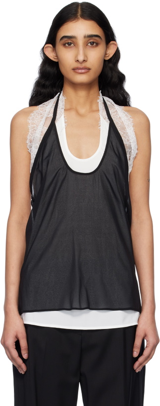 Photo: Helmut Lang Black Lace Dancer Tank Top