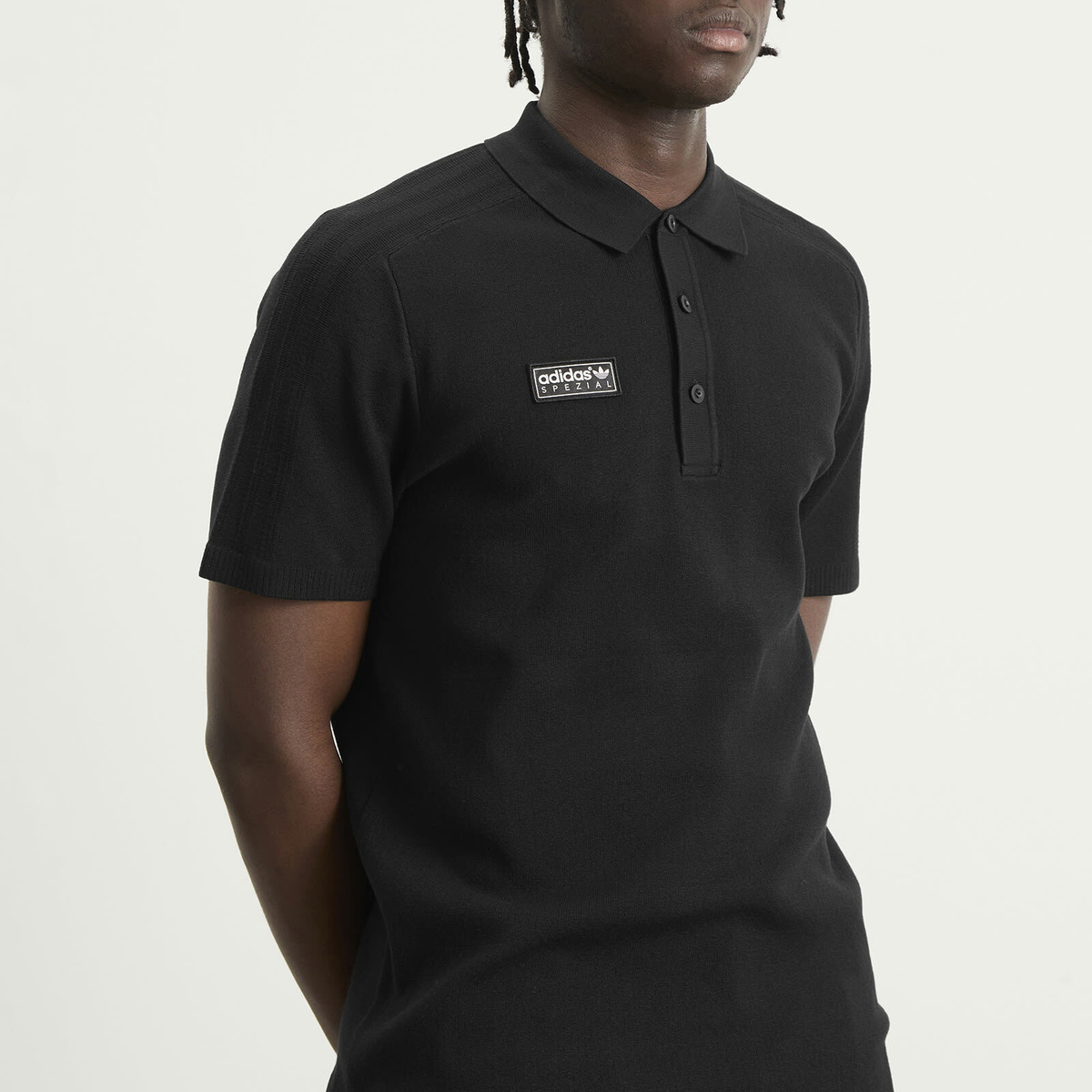 Adidas Men's Spezial Bispham Polo in Black