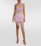 Giuseppe di Morabito Embellished mesh midi dress