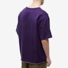 Needles Men's Reversible Logo T-Shirt in Purple
