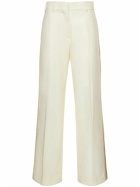 PALM ANGELS - Knit Tape Wool Blend Suit Pants