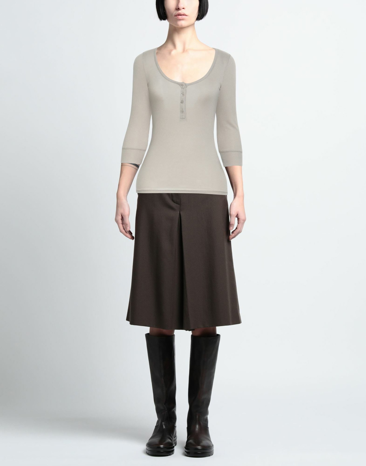 Majestic Filatures Womens T-shirt in Grey