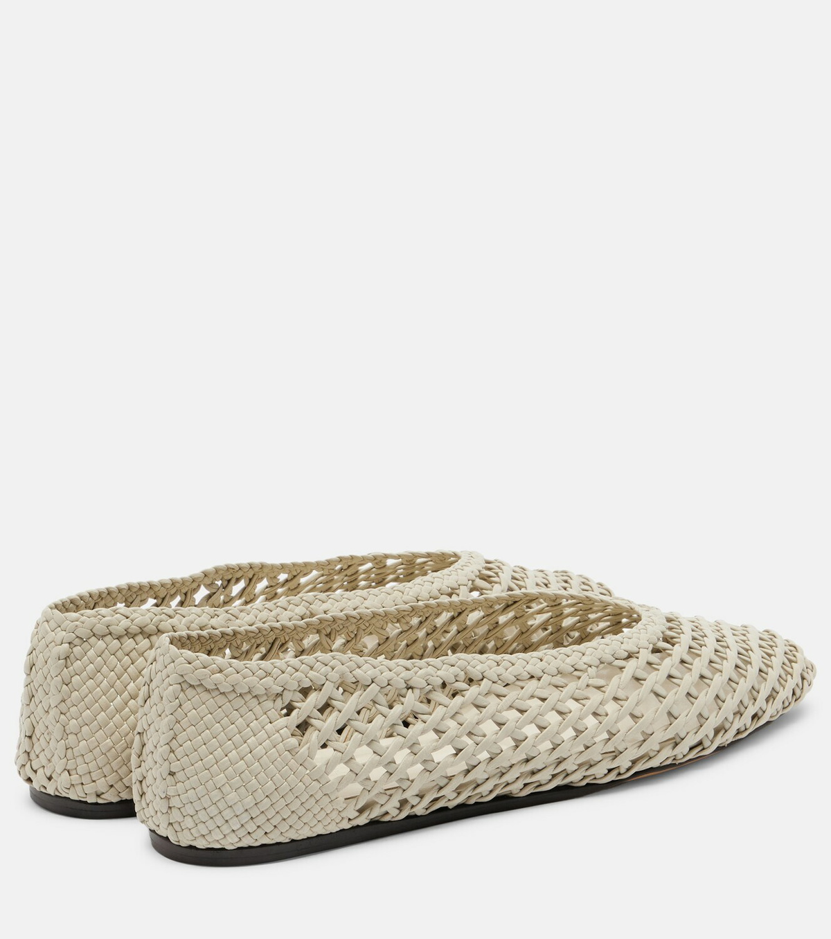 Le Monde Béryl Regency woven leather ballet flats