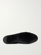 SAINT LAURENT - Le Loafer Velvet Loafers - Black