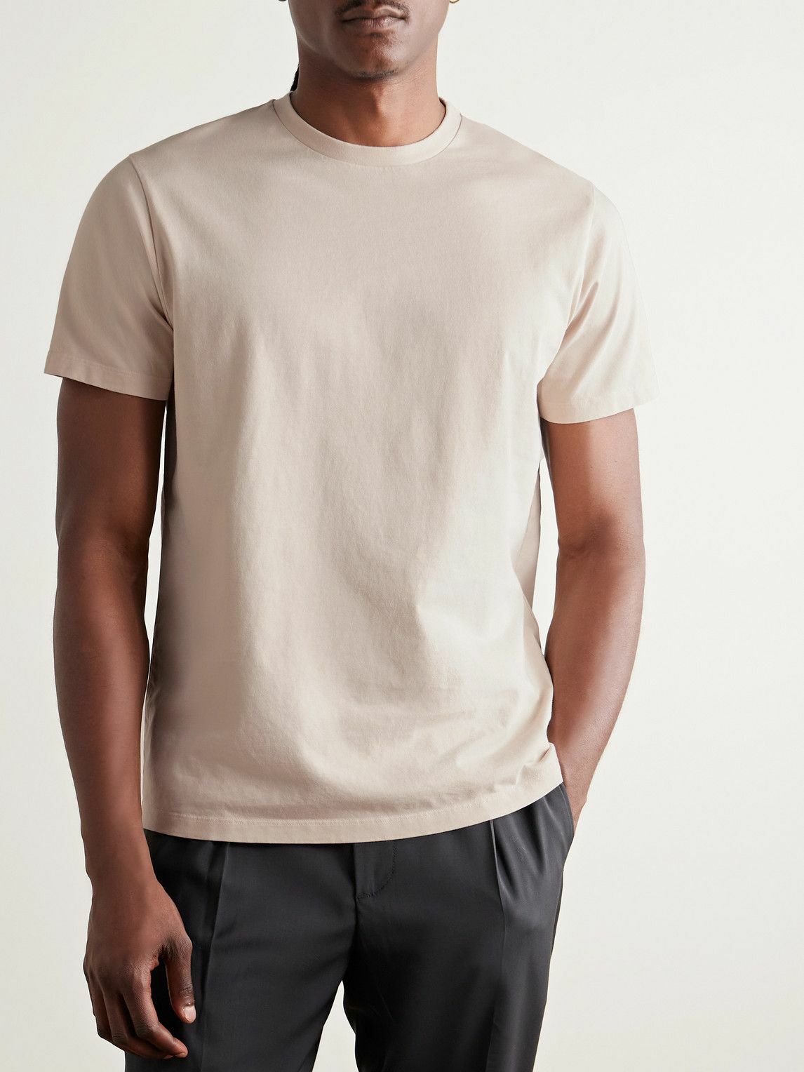 Barena - Cotton-Jersey T-Shirt - Neutrals
