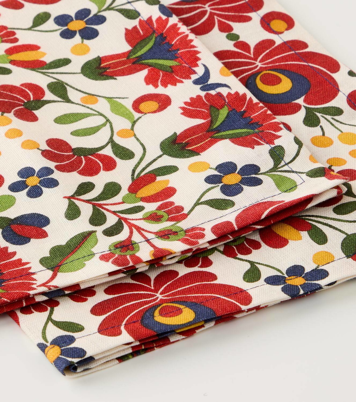 La DoubleJ Windflower Large set of 2 linen napkins