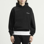 ANNIE HOOD Men's Mini Logo Hoodie in Black