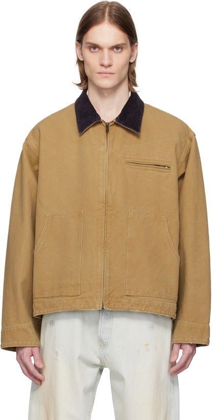Photo: AMBUSH Beige Canvas Work Jacket