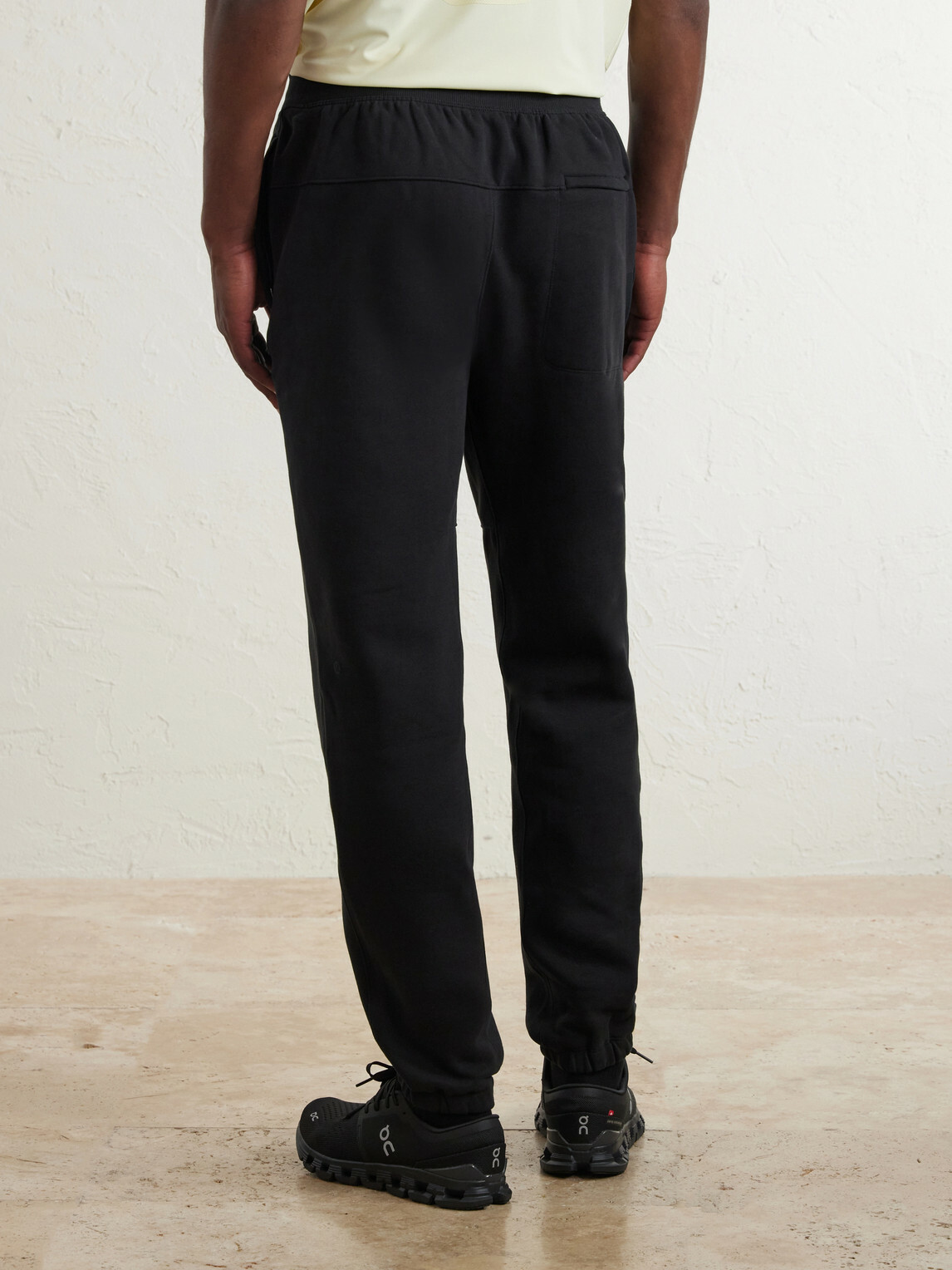 Lululemon - Tapered Cotton-Blend Jersey Sweatpants - Black