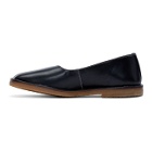 Lemaire Black Crush Back Loafers