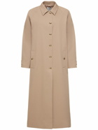 ANINE BING Randy Cotton Blend Maxi Trench