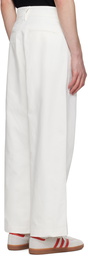 COMMAS White Fall Front Trousers