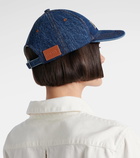 Loewe Paula's Ibiza logo denim baseball cap
