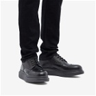 Alexander McQueen Men's Wedge Sole Hybrid Brogue Shoe in Black