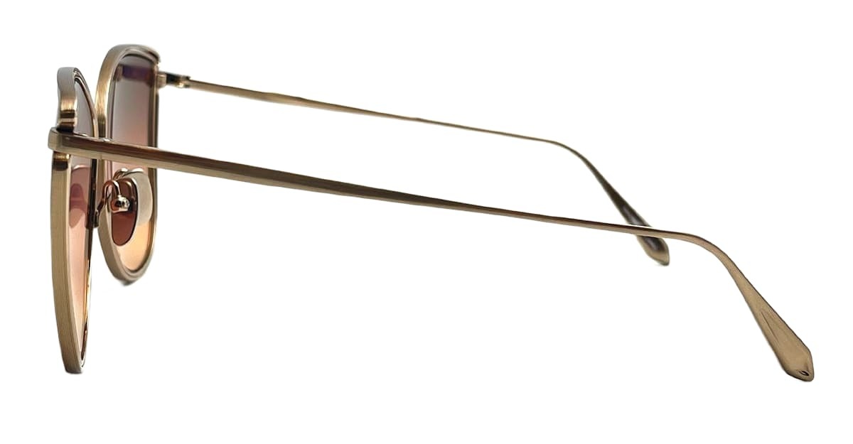 Linda Farrow Dinah - Matt Champagne Sunglasses