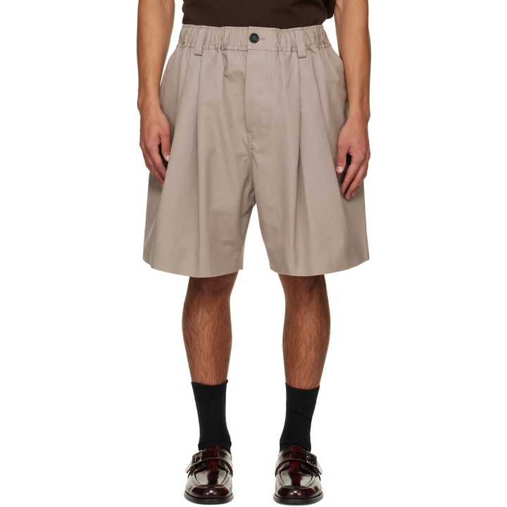 Photo: Marni Gray Canvas Pleats Shorts