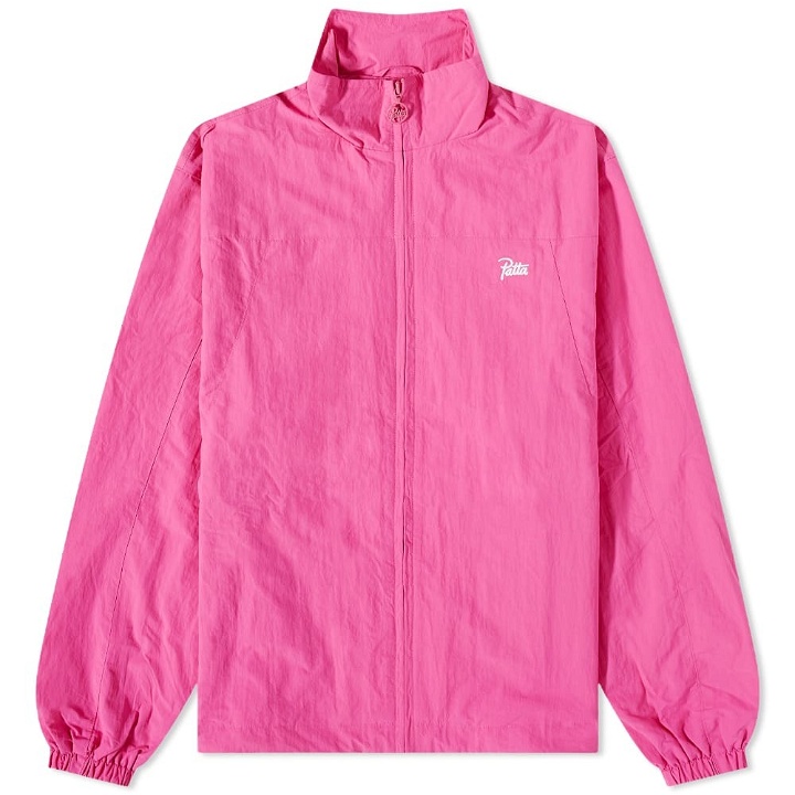 Photo: Patta Men's Basic Nylon M2 Track Jacket in Rose Violet