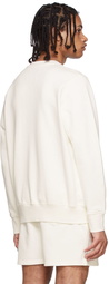 Casablanca Off-White Organic Cotton Sweatshirt