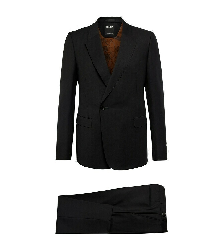 Photo: Zegna - Single-breasted wool suit