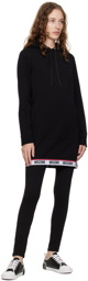 Moschino Black Bonded Hoodie