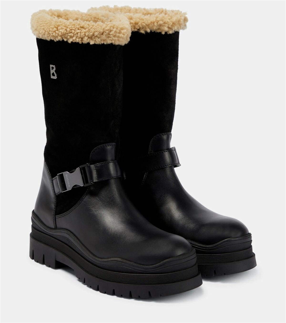 Bogner - Shearling-lined leather boots Bogner