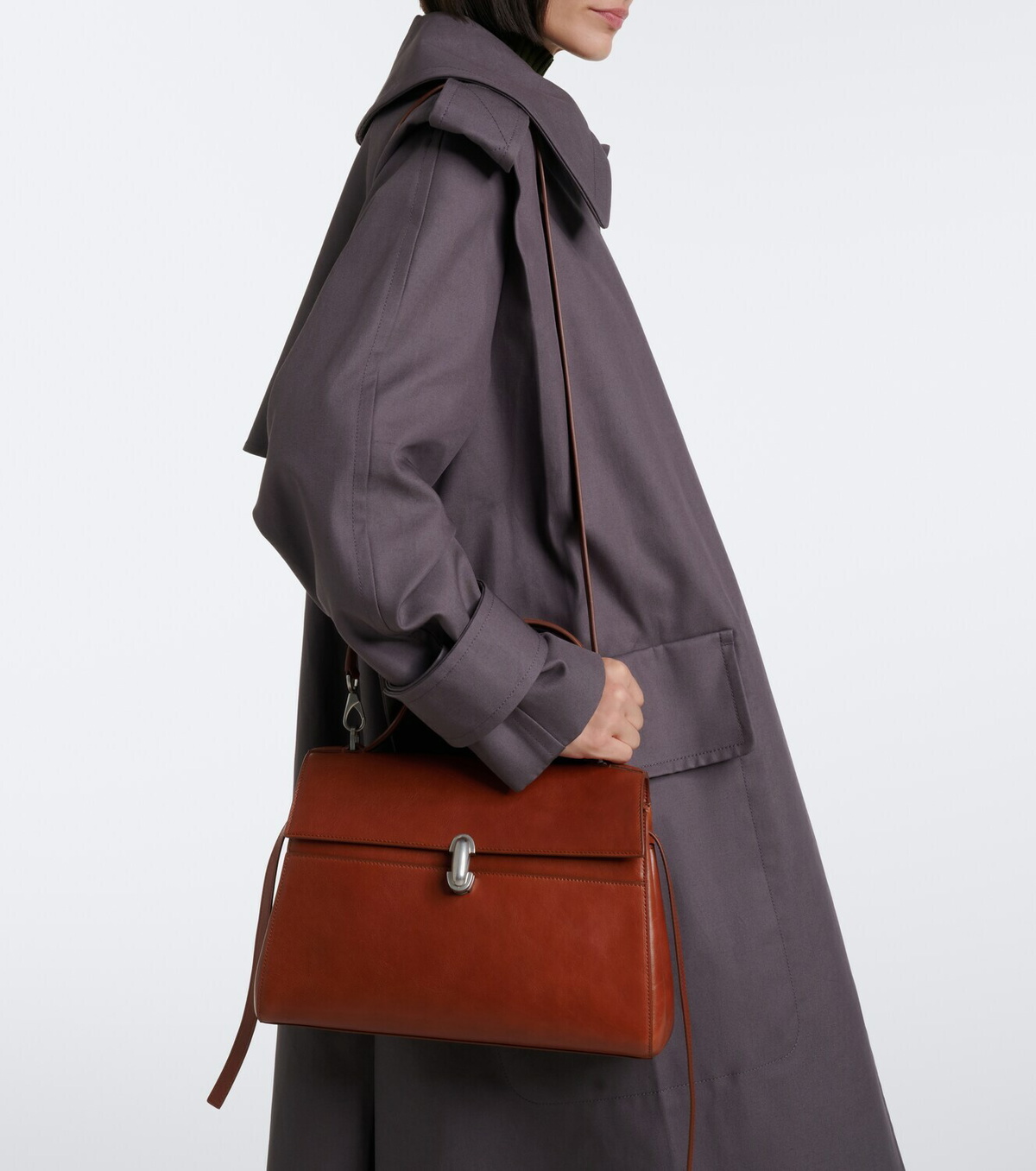 Savette Symmetry Soft Medium leather top handle bag