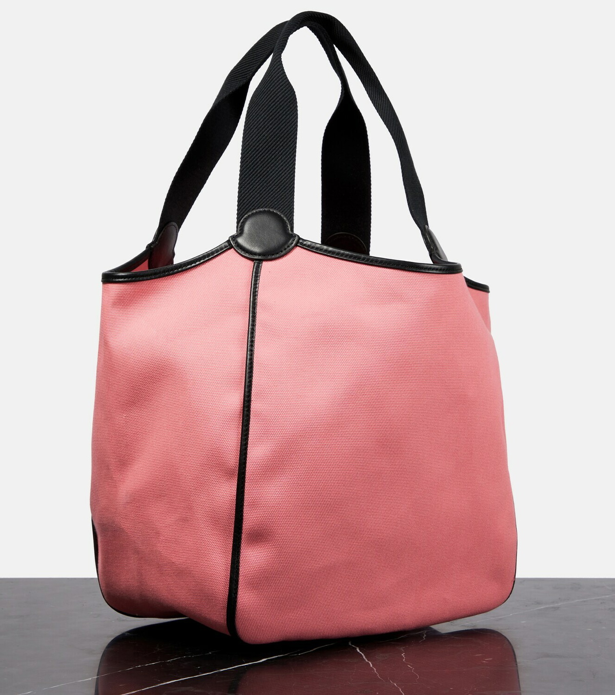 Moncler - Nalani leather-trimmed tote bag Moncler Moncler - Nalani leather-trimmed tote bag Moncler