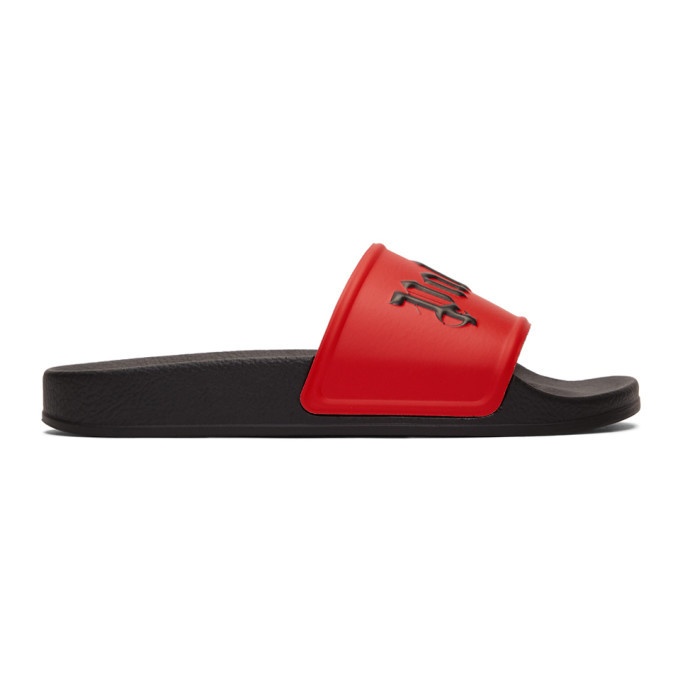 Photo: Palm Angels Red Pool Slides