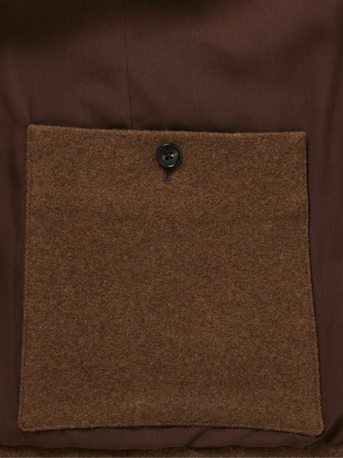 UMIT BENAN B - Brushed Wool and Cashmere-Blend Blazer - Brown