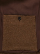 UMIT BENAN B - Brushed Wool and Cashmere-Blend Blazer - Brown