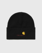 Carhartt WIP American Script Beanie Black Mens Beany