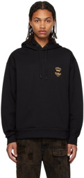 Dolce & Gabbana Black Embroidered Hoodie