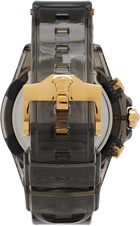 Versace Black & Gold Icon Active Watch