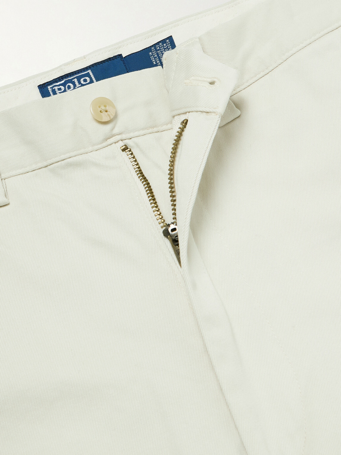 Polo Ralph Lauren - Straight-Leg Cotton-Twill Trousers - Neutrals