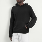 Our Legacy Men's Silk Knitted Hoodie in Almost Black