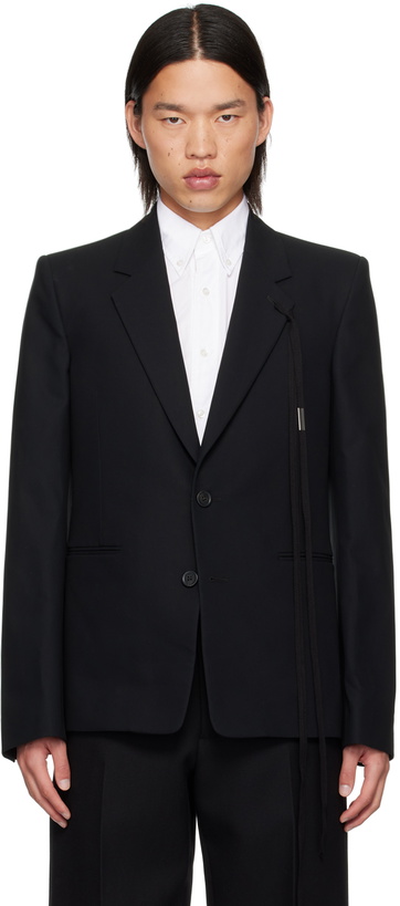 Photo: Ann Demeulemeester Black Fitted Blazer