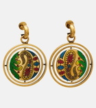 Etro Paisley drop earrings