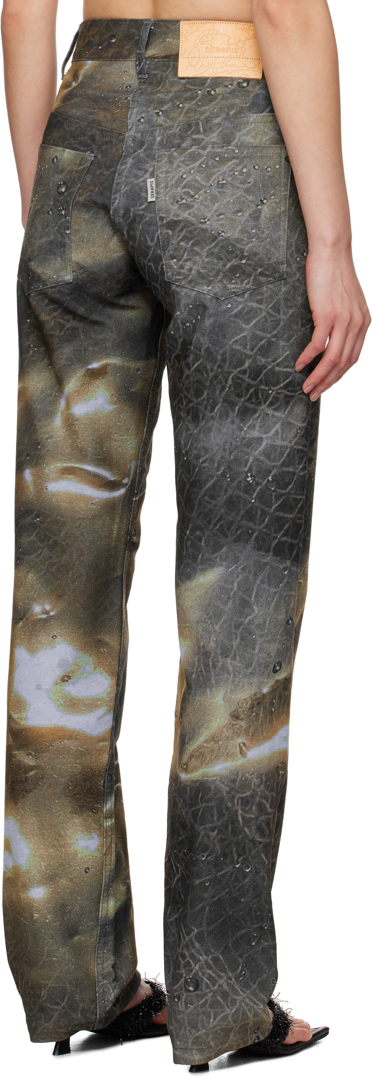 Serapis Green Golden Hour Fitted Jeans