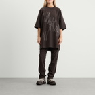 Rick Owens x Moncler Jumbo Short Sleeve T-Shirt in Dark Dust