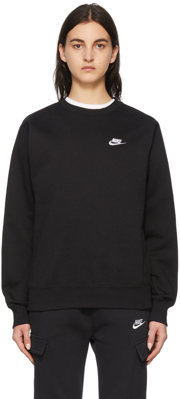 Photo: Nike Black Cotton Sweatshirt