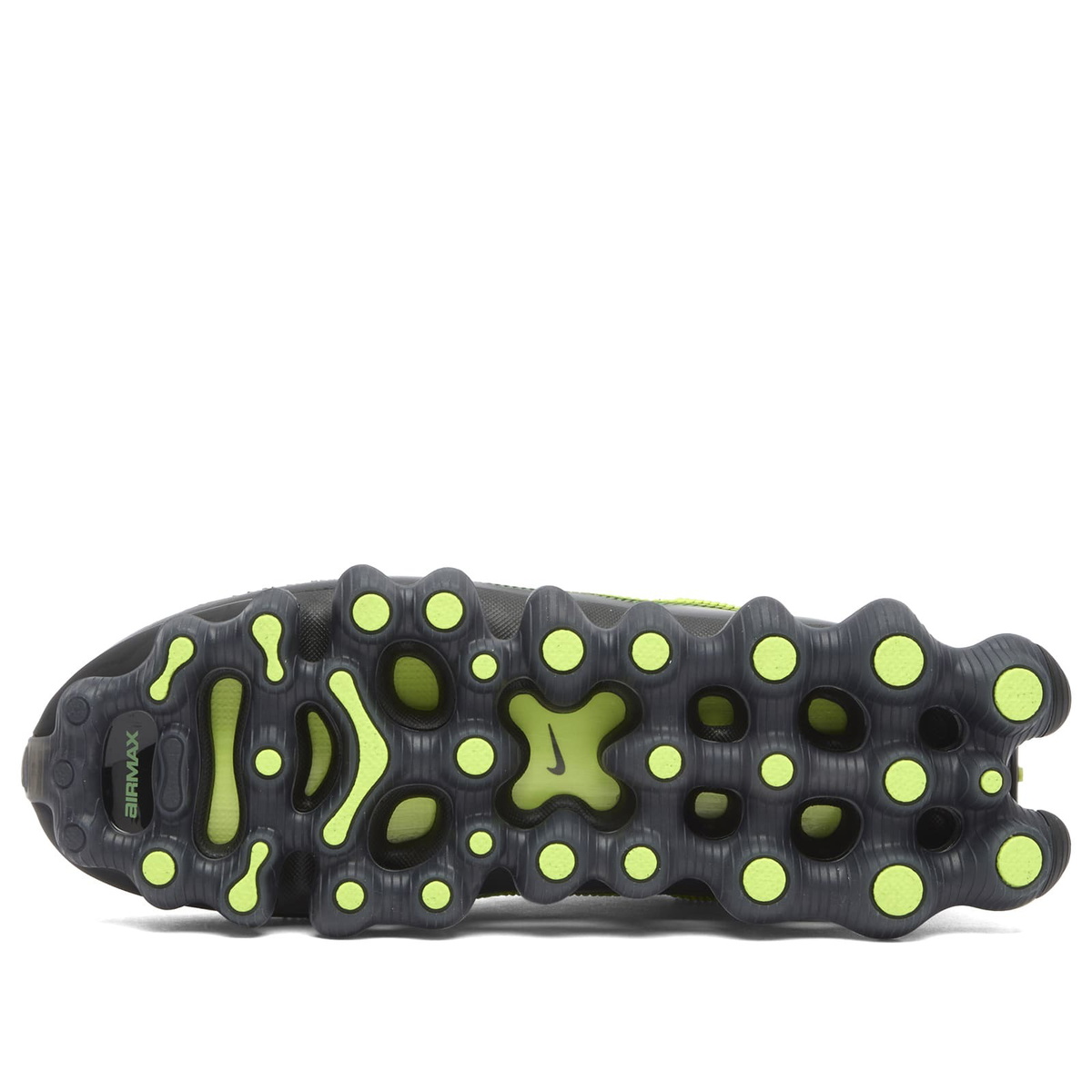 Nike Air Liquid Max Sneaker in Black. Chrome/Green Apple/Volt