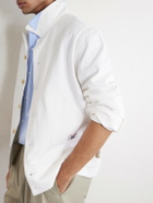 BODE - Knolly Brook Logo-Appliquéd Cotton-Twill Jacket - White