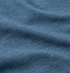 Acne Studios - Edvin Mélange Stretch-Cotton T-Shirt - Men - Blue