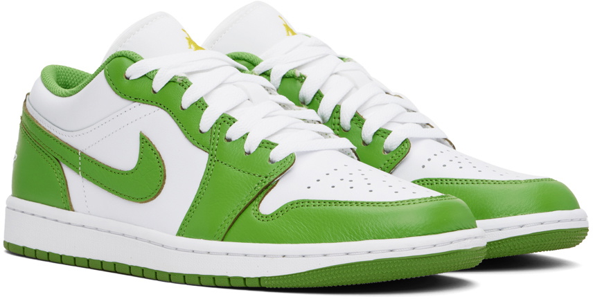 Jordan 1 white and green on sale