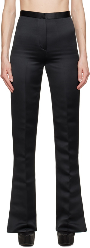Photo: Feben Black Vented Cuff Trousers