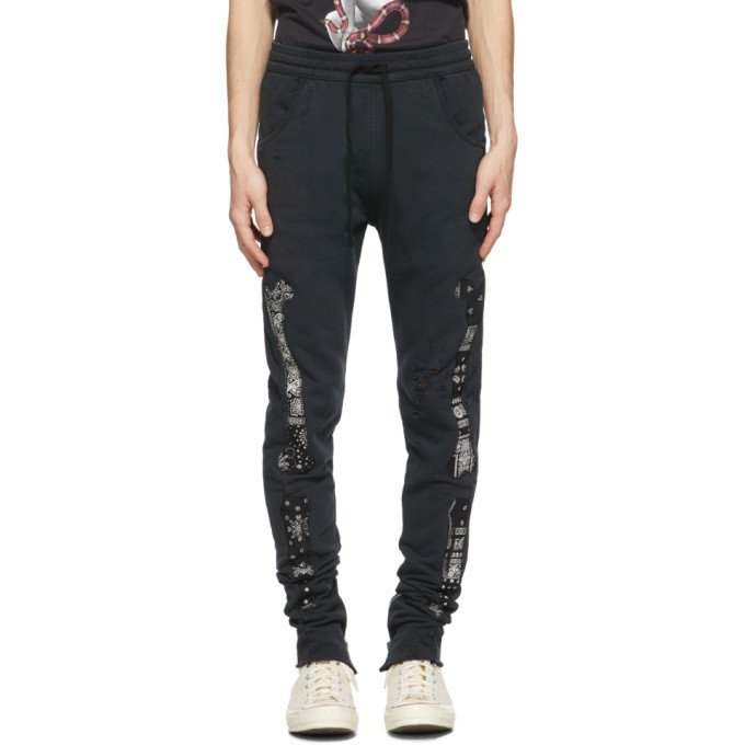 Alchemist Black Burnout Rider Lounge Pants Alchemist