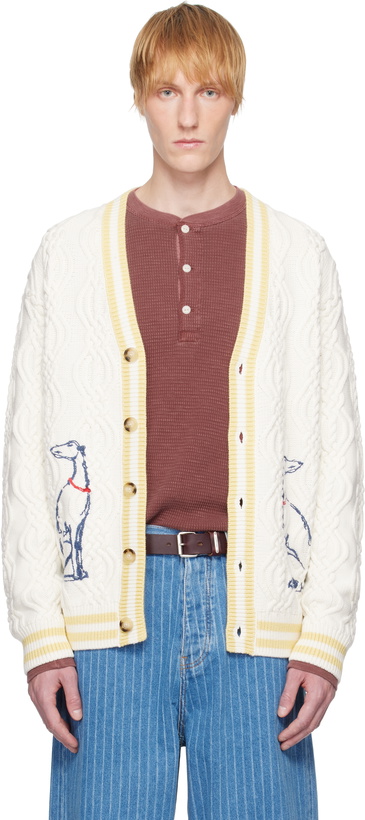 Photo: Drôle De Monsieur Off-White 'Le Cardigan Médicis' Cardigan