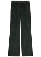 Gabriela Hearst Vesta Straight-leg Corduroy Trousers Green