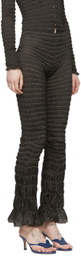 Gauntlett Cheng Black Nylon Trousers