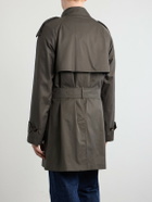 Burberry - Belted Cotton-Gabardine Trench Coat - Brown